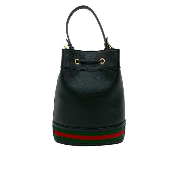 GUCCI Black Leather Shoulder Bag - Picture 3 of 10